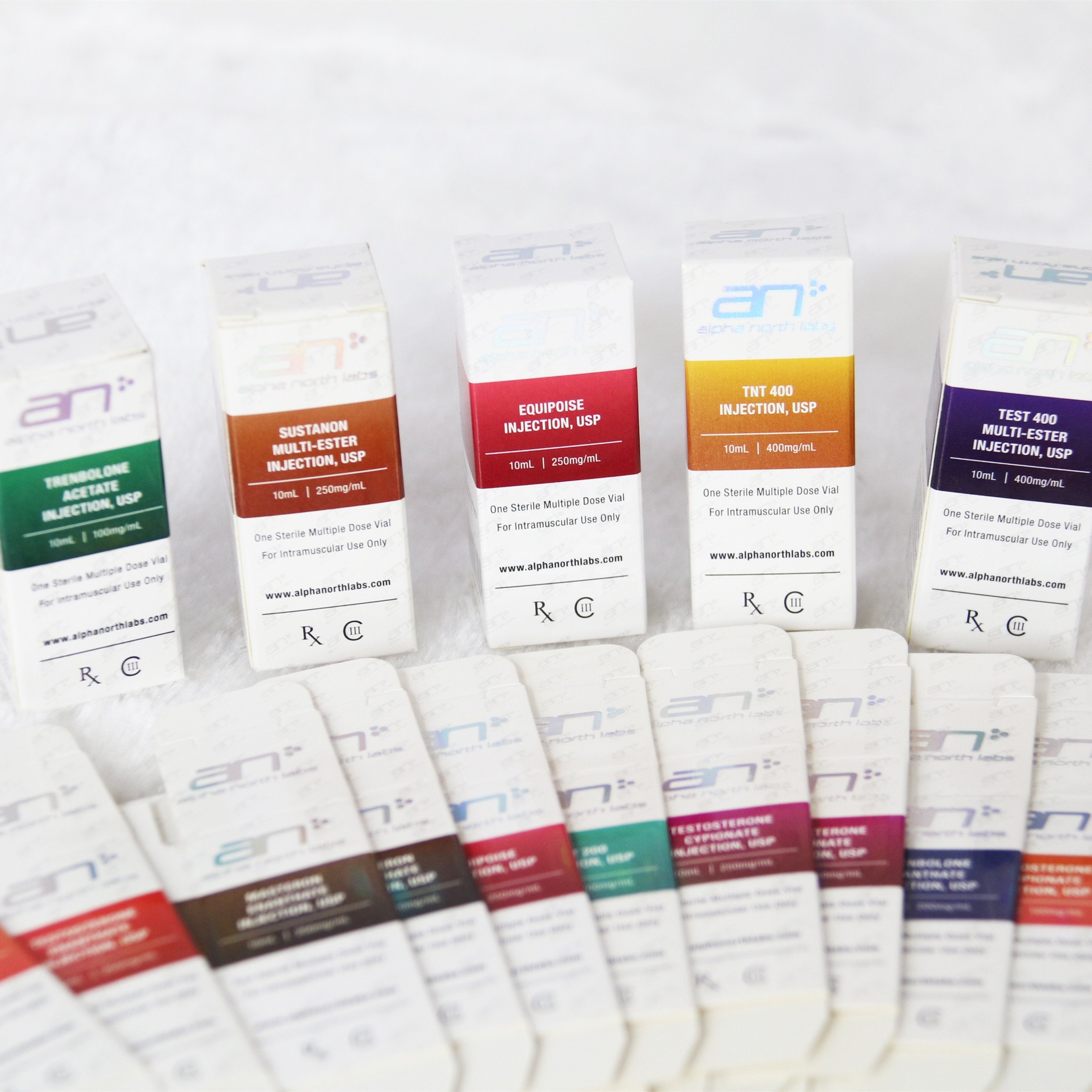 Personalized Pharmaceutical Oral Tablet Pill 2ml Packaging Box 10ml Vial Labels and Boxes Custom Offset Printing Disposable