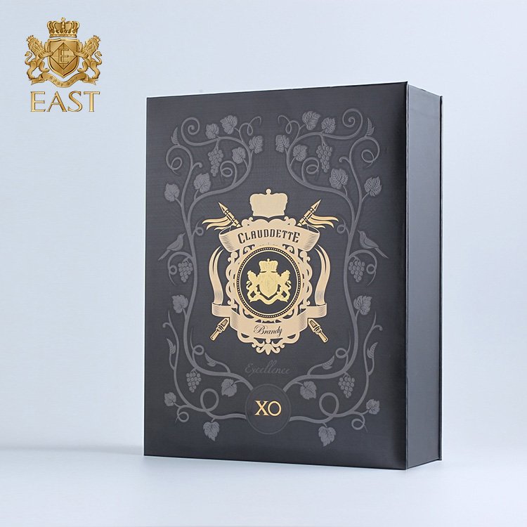 Customize Embossing Printing Cardboard Magnet Wine Paper Gift Box