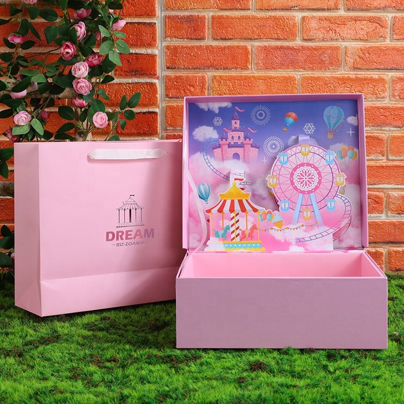 TC Custom Logo Wholesale Paper Packaging Flower Boxes Wedding Decoration Valentines Mothers Day Birthday 3D Gift Box