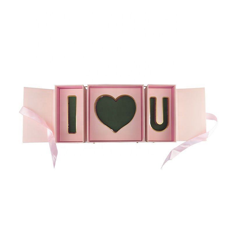 Hot selling custom printed high quality decorative premiumy white pink gift packaging paper box set with magnetic foldable lid