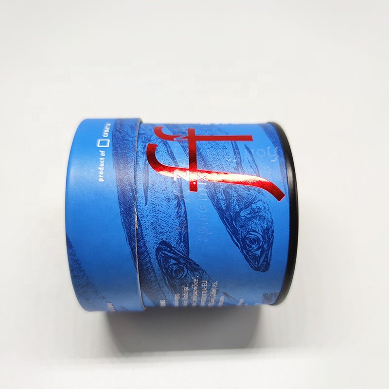 Eco-friendly Collagen Protein Powder Paper Tube With Easy-peel off Lid Food Packaging Powder Container