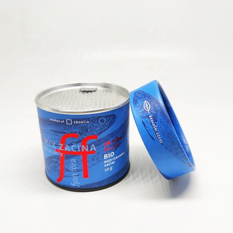 Eco-friendly Collagen Protein Powder Paper Tube With Easy-peel off Lid Food Packaging Powder Container