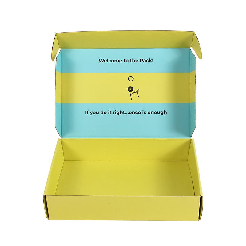 Wholesale Corrugated Packaging Square Plain Colorful Box Paper Box