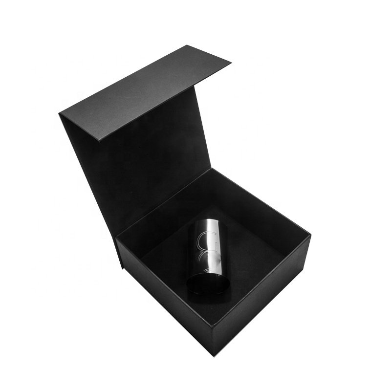 Wholesale Packaging Box Black Magnetic Closure Luxury Folding Magnetic Gift Box