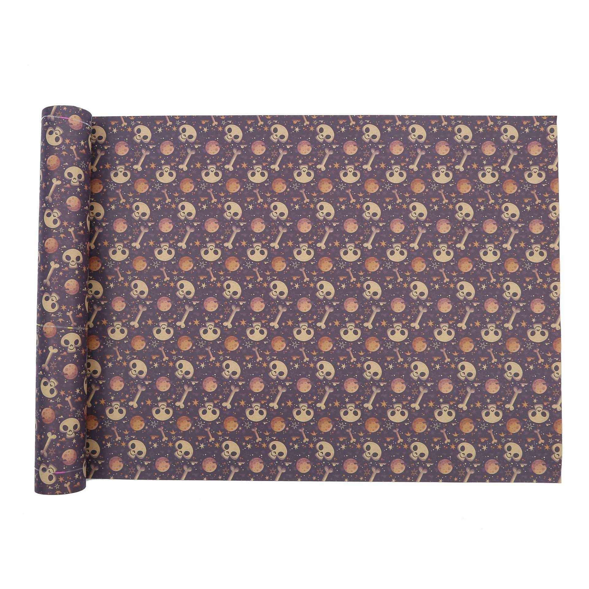 New Halloween Wrapping Paper Custom Beautiful Pattern Festival Birthday Gift Packaging Kraft Paper