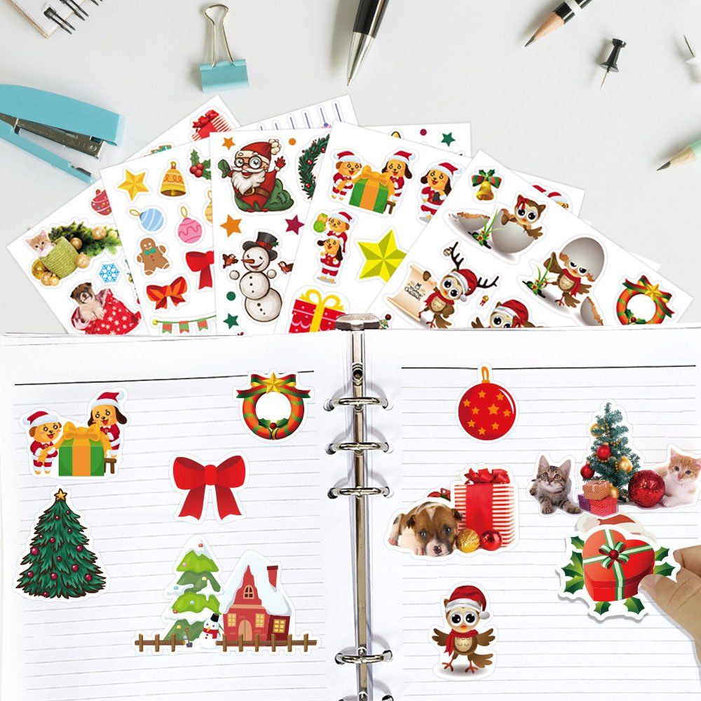 Cross-border exclusive, Christmas tattoo paste, children tattoo paste, Santa Snowman tattoo paste