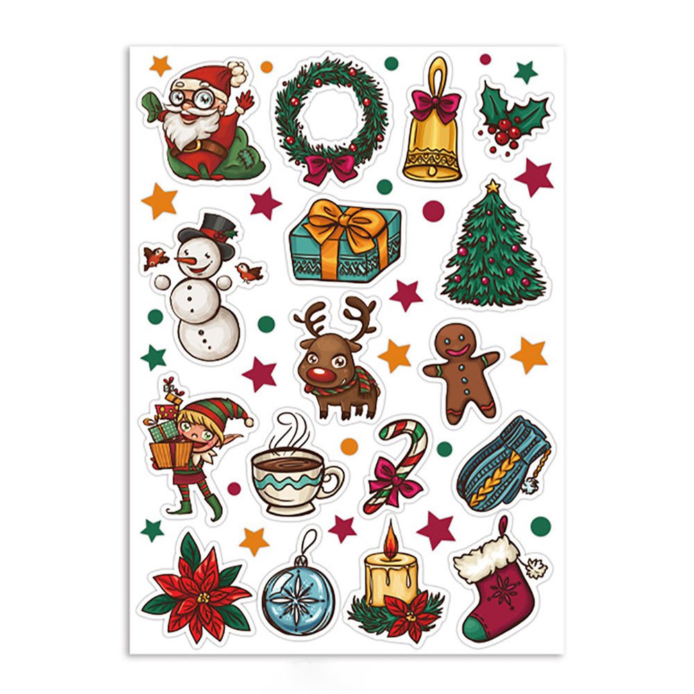 Cross-border exclusive, Christmas tattoo paste, children tattoo paste, Santa Snowman tattoo paste