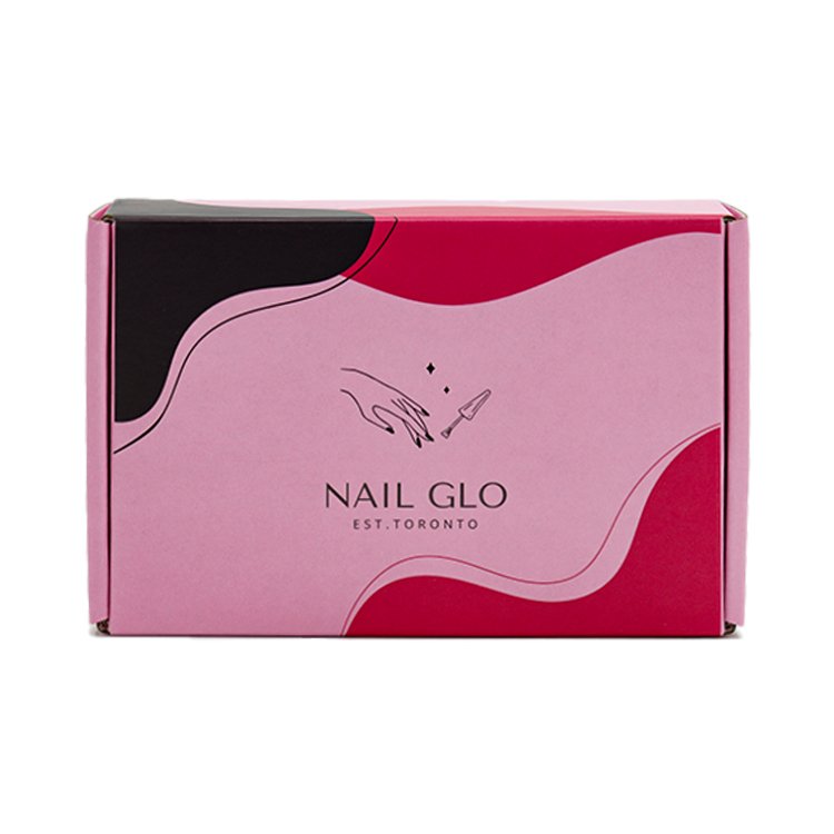 W174 Custom corrugated mailing box. Pink Kraft paper For Clothes shipping boxes custom logo