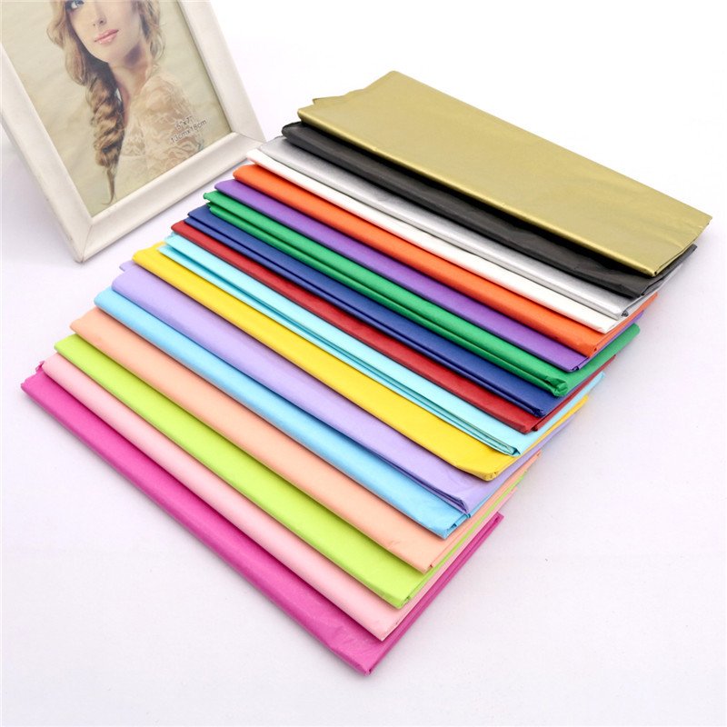 Wholesale Custom Printed Logo 17G Gift Bouquet Food Korea Flower Wrapping Paper Clothing Shoes Tissue paper for Packaging