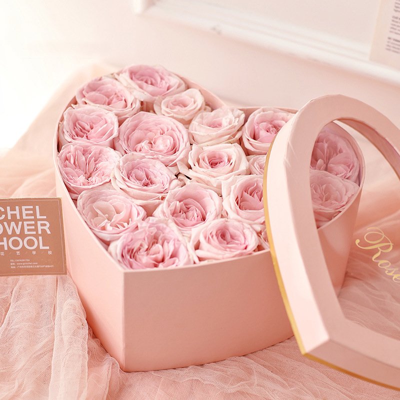 Valentine's Day Gift Love Set Transparent Window Rose Gift Box Surprise Box