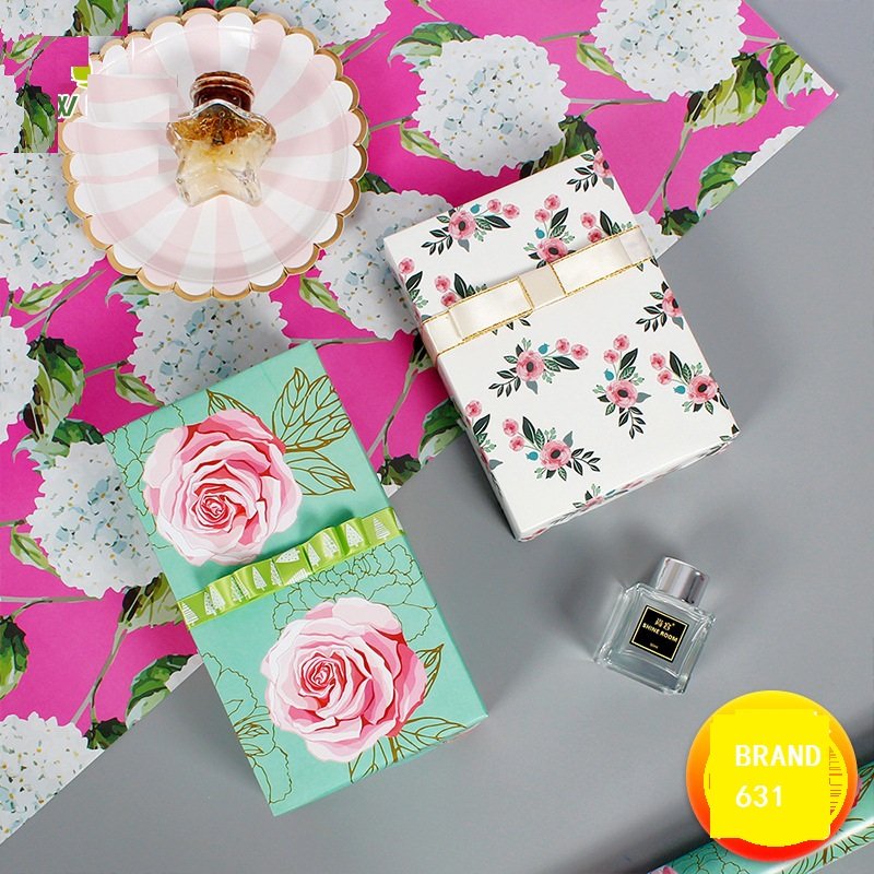 Low price Christmas Children's Day waterproof paper packaging florist gift wrapping glossy papers