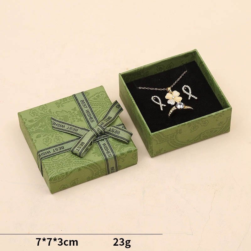 Cardboard Perfume Bracelet Lipstick Packaging Paper Box Gift Packaging Jewelry Box With Ribbon