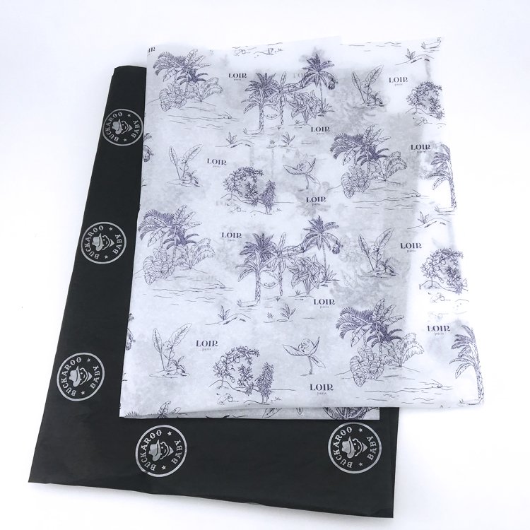 Custom Logo Wrapping Paper 17Gsm/22Gsm Printed Clothing Packaging Tissue Paper