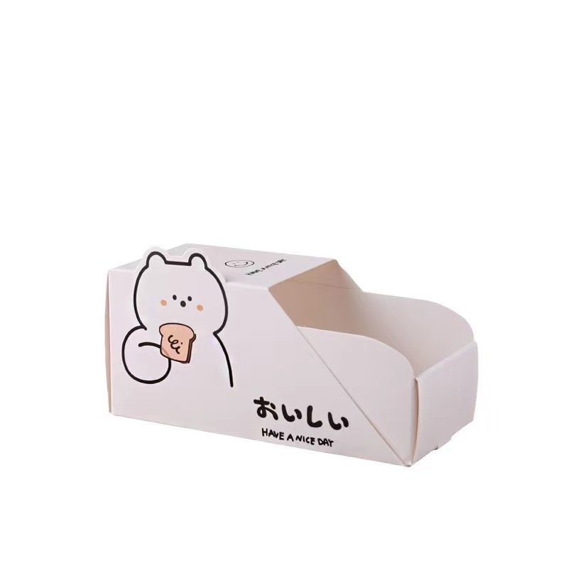 Best Selling Sandwich Paper Packaging Biodegradable Hamburger Eggdrop Away Take Out Sandwich Box Food Packaging Drawer Box