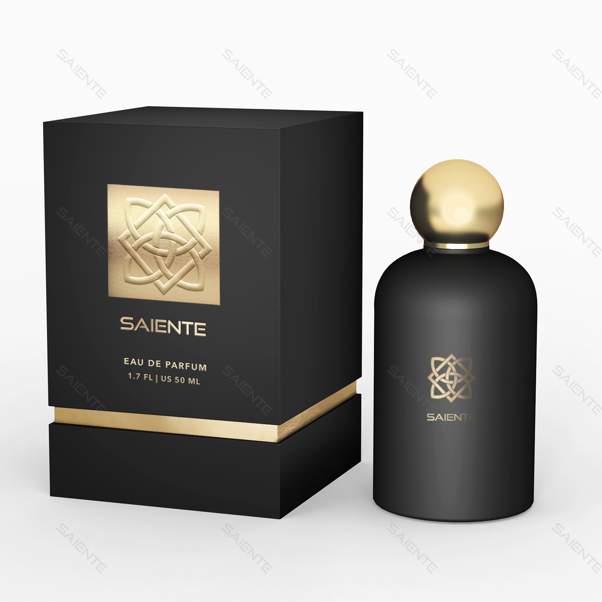 Wholesales Luxury Custom Packaging 30ml 50ml 100ml Refillable Empty Perfume Glass Bottle With Box