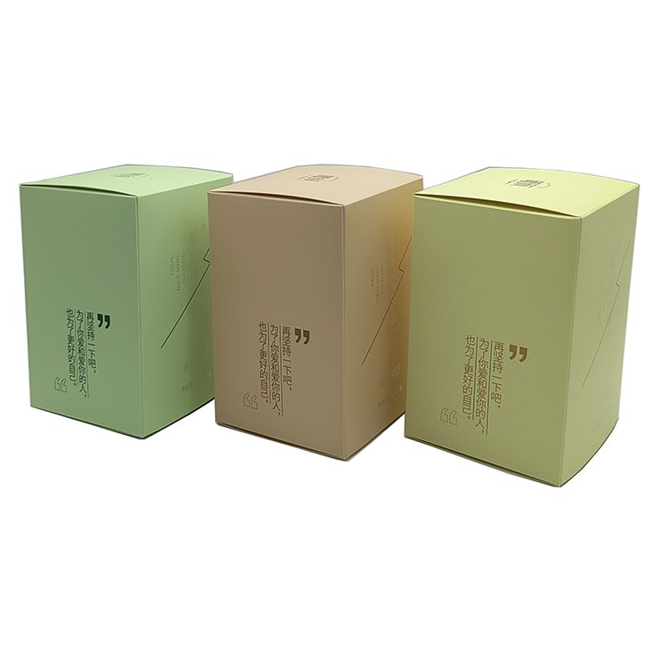 Wholesale custom print cheap paperboard folding card paper cosmetic product skincare packaging box