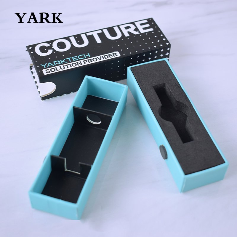 Custom 0.5ml 1ml Childproof Cartridge Drawer Box Rectangular Paper Packaging UV Advantage CR Button Car Resistant Cart Packaging