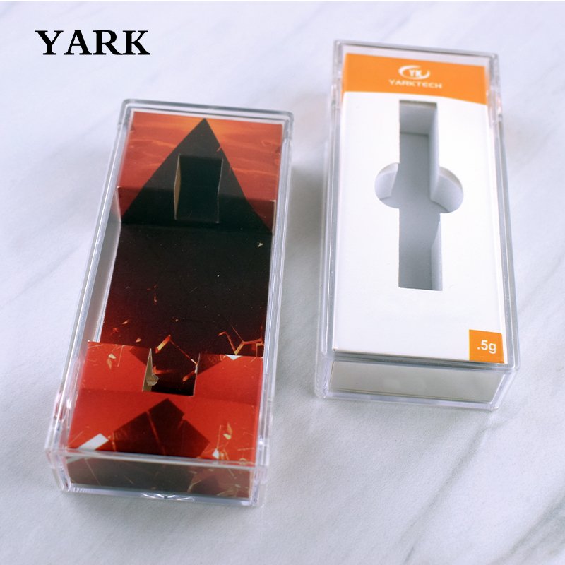 Custom 0.5ml 1ml Childproof Cartridge Drawer Box Rectangular Paper Packaging UV Advantage CR Button Car Resistant Cart Packaging