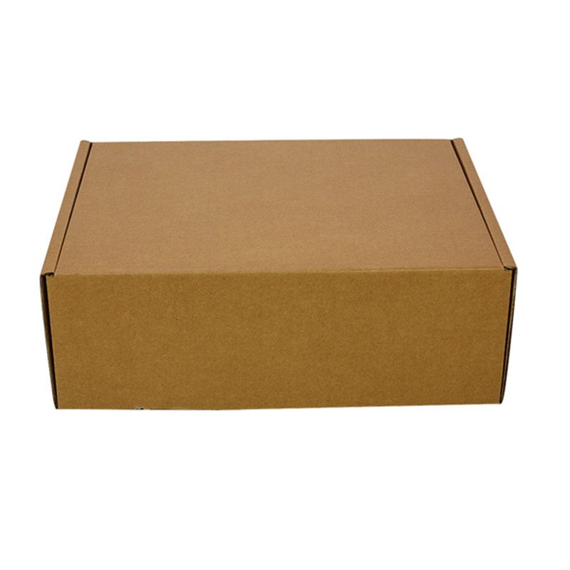 low cost Factory custom design kraft paper gift packing carton craft kraft box packaging