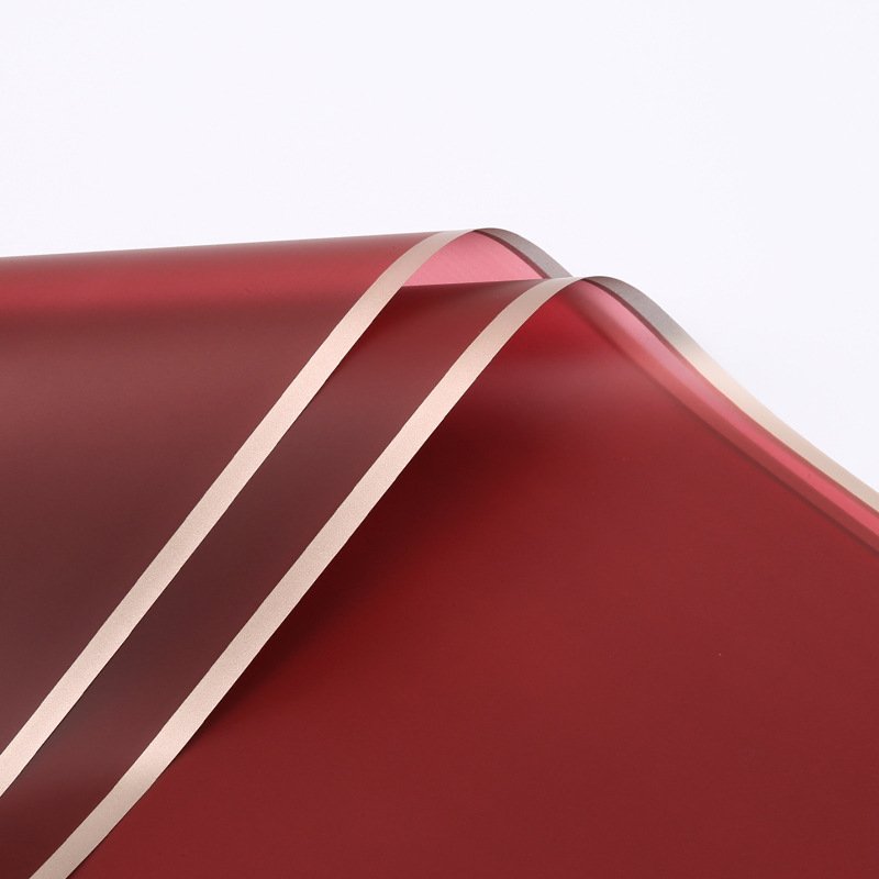 High Quality Golden Edge Korean paper wholesale floral bouquet wrapping paper for flower gift wrapping paper