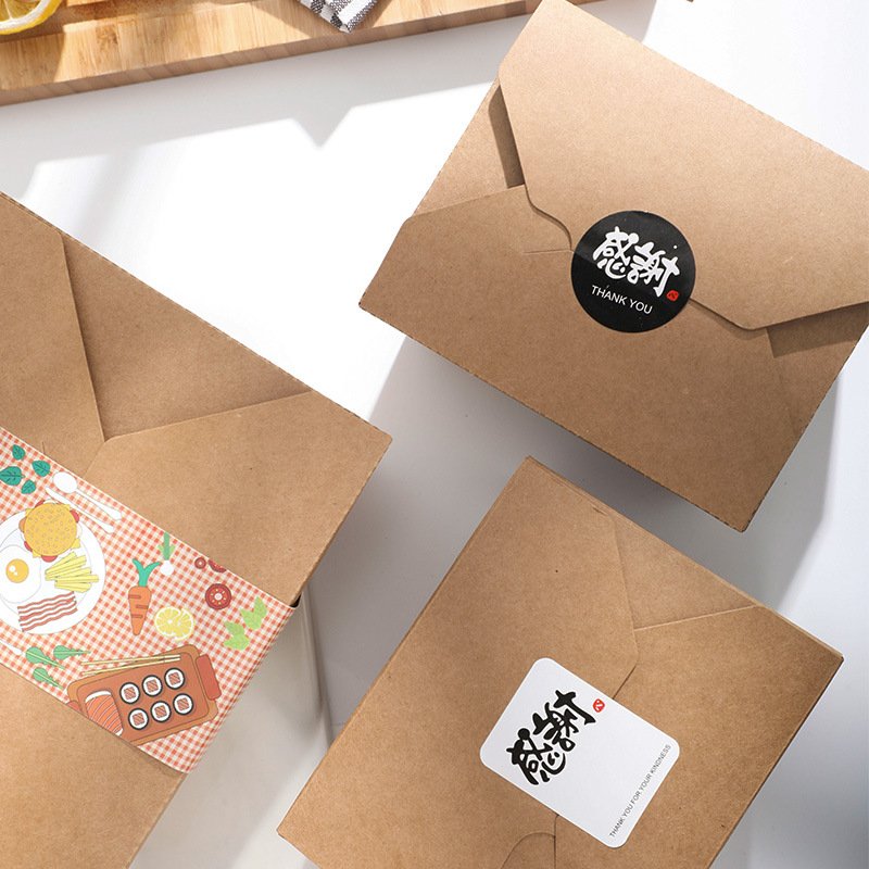 Customized Printed Food Packaging Disposable Takeaway Chicken Food Packaging