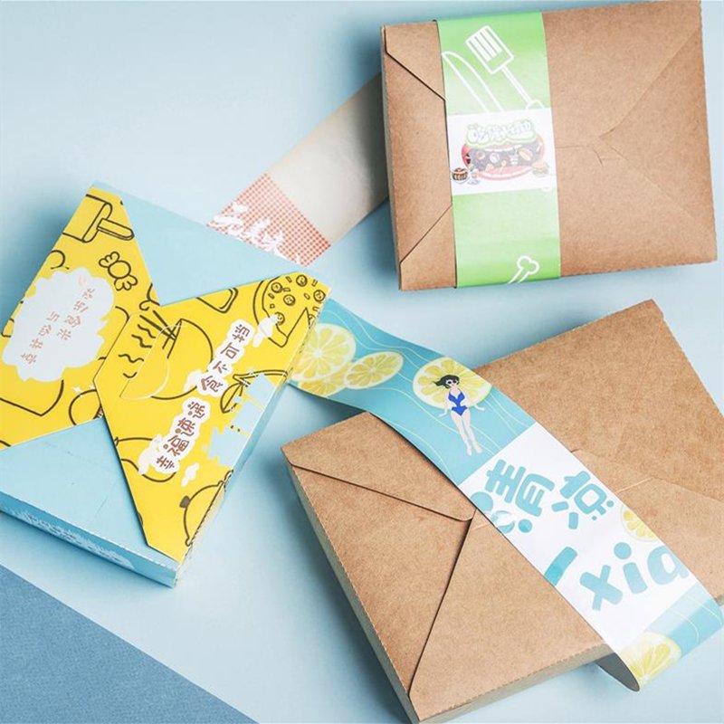 Customized Printed Food Packaging Disposable Takeaway Chicken Food Packaging