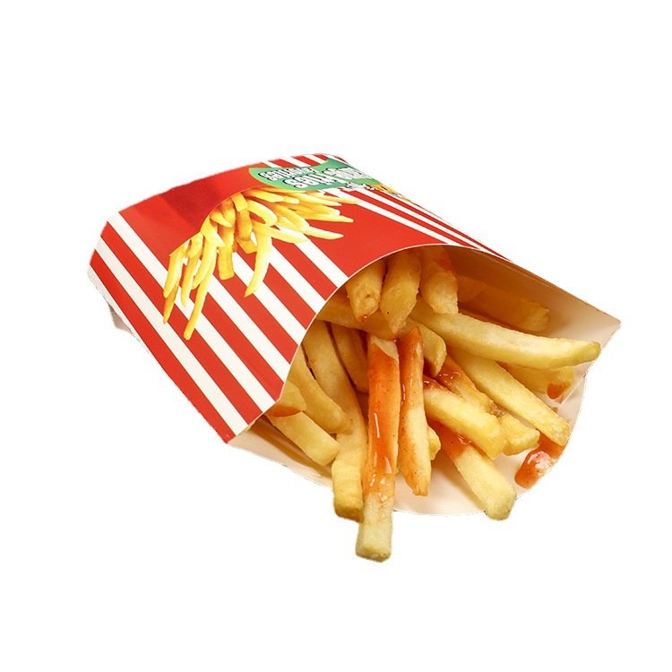 Custom Logo Popcorn Snacks Bucket Cup French Fries Packaging Fish And Chip Box