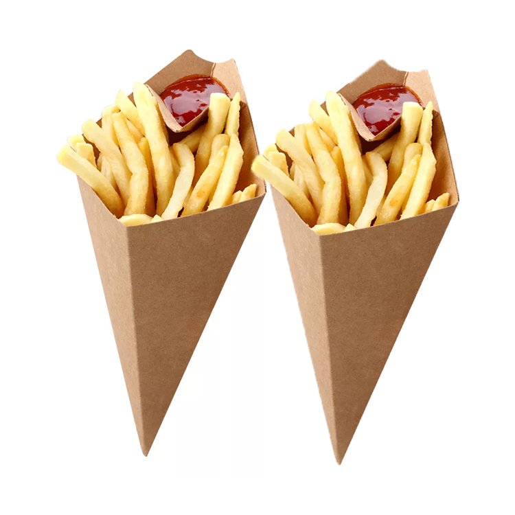 Custom Logo Popcorn Snacks Bucket Cup French Fries Packaging Fish And Chip Box