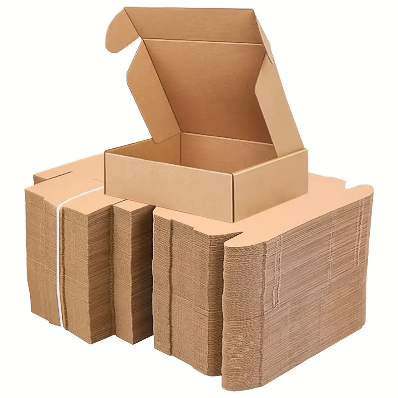 Wholesale Factory Price Recyclable Customized Kraft Paper Shipping Packaging Box Brown Kraft Corrugated Box