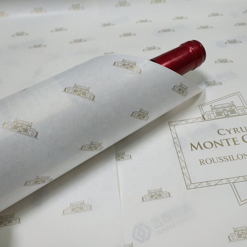 personalised packaging tissue paper custoom logo printed
