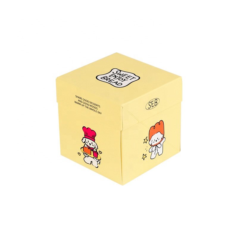 Colorful Wholesale Cardboard Carton Custom Logo Packaging Paper box for Cake food box