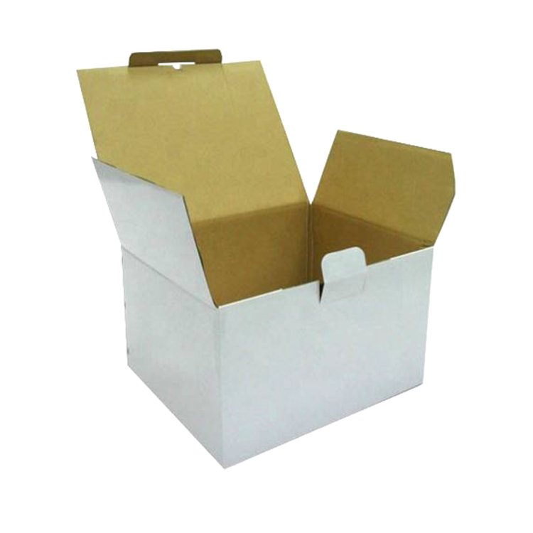 Wholesale Cheap Matt White Ecommerce Packaging Foldable Corrugated Cardboard Shipping Mailing Box
