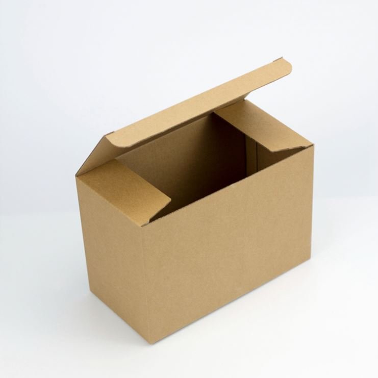 Wholesale Cheap Matt White Ecommerce Packaging Foldable Corrugated Cardboard Shipping Mailing Box