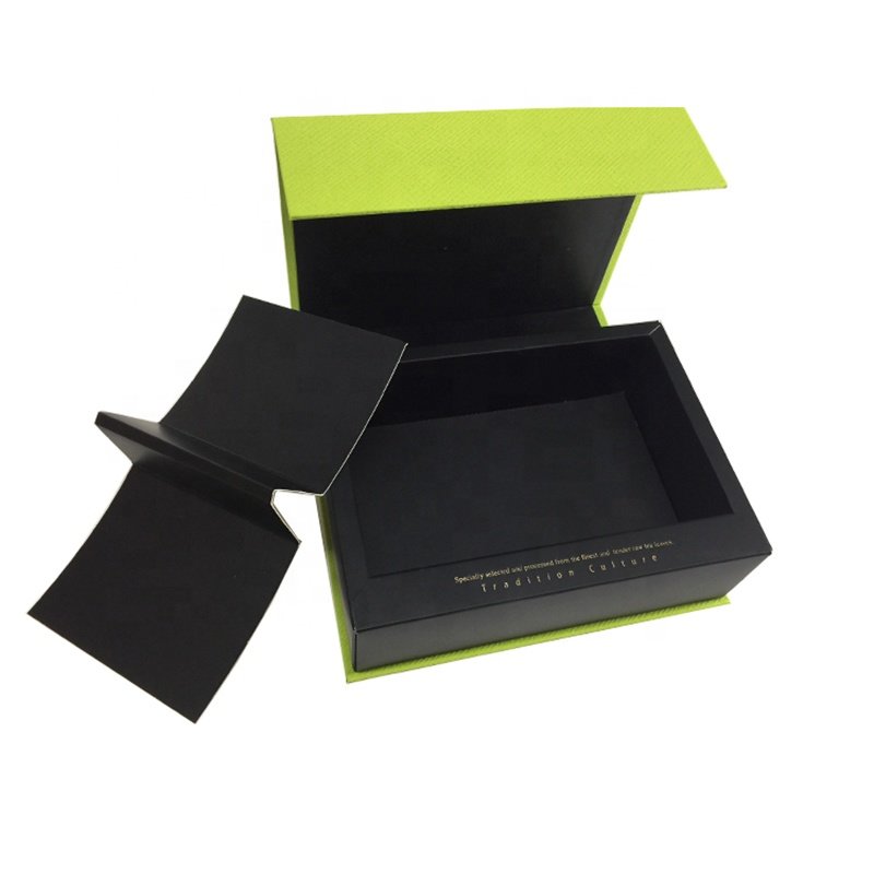 Custom Size Black Rigid Box Clothing Packaging Boxes Carton Box for Shoes