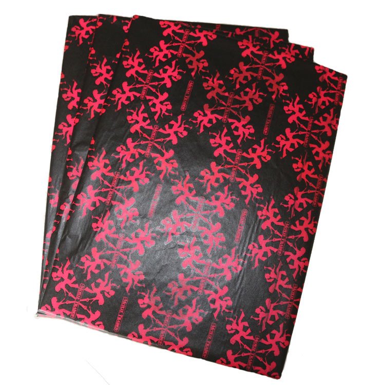 High Quality Wholesale Tissue Paper Custom Gold Brand Logo Printing Gift Wrapping Tissue Paper for Products Packaging