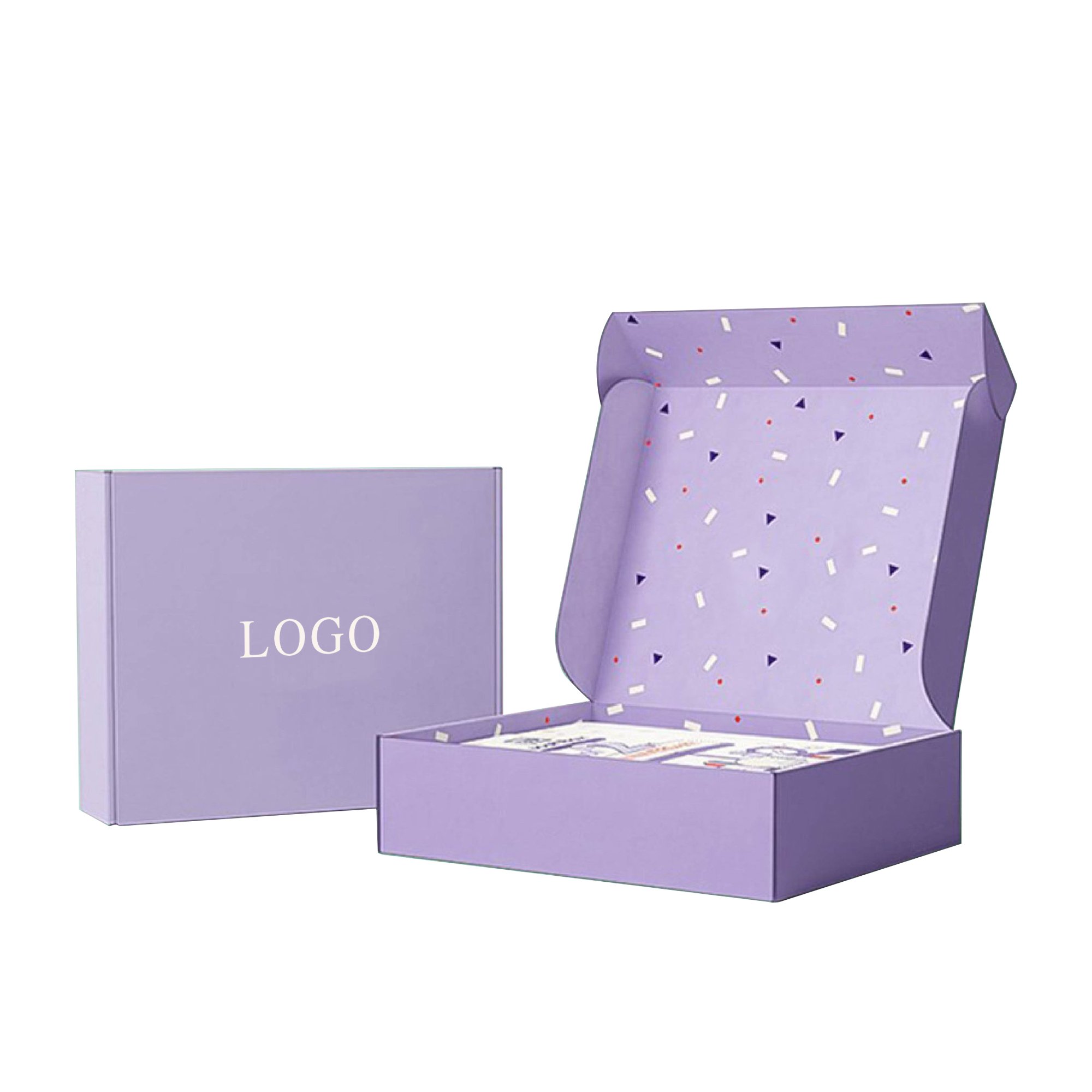 Hot Sale Custom Logo Gift Clothing Paper Packaging Mailer Boxes Shipping Box