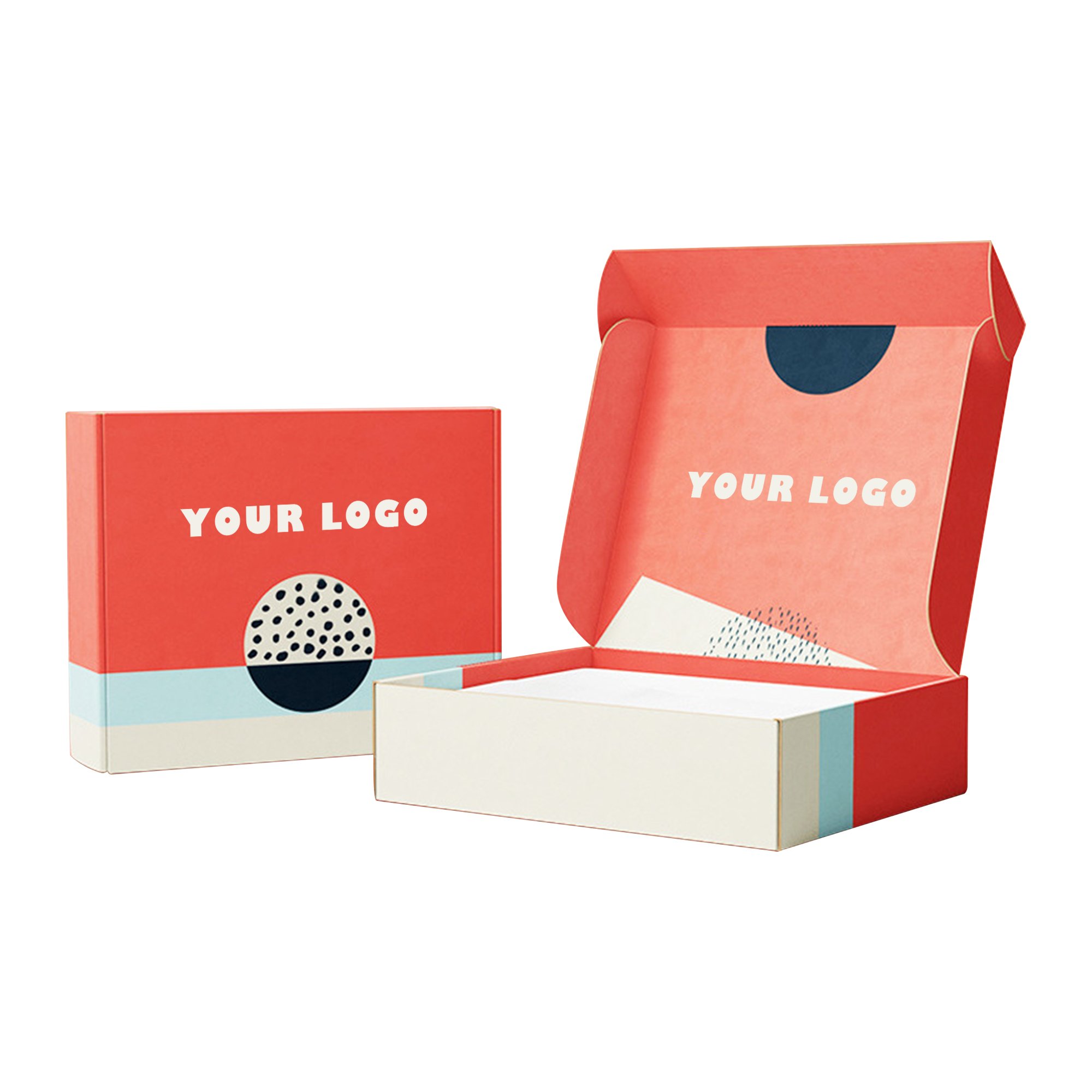 Hot Sale Custom Logo Gift Clothing Paper Packaging Mailer Boxes Shipping Box