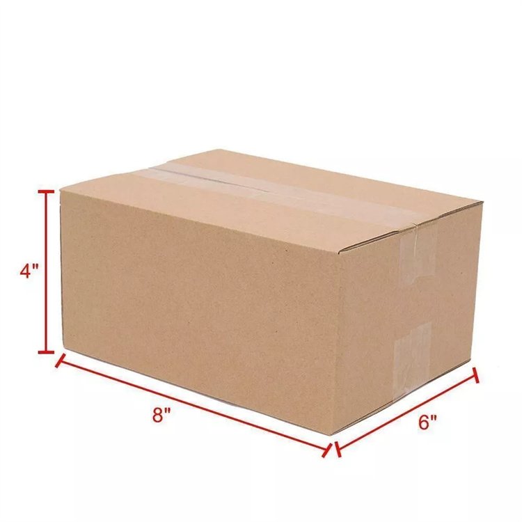 Custom 8x6x4 Cardboard Boxes Mailing Moving Packing Shipping Box