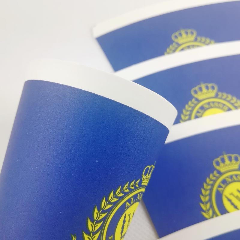 pe paper cup fan Raw materials single / double sided PE / PLA Coated Paper for disposable paper cup container maker in Roll / Sh