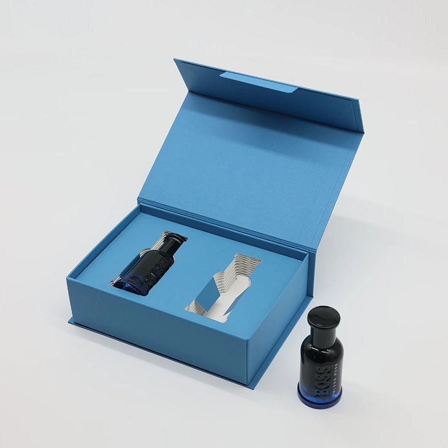 Luxury Custom Logo Paper Cardboard Perfume Packaging Gift Box 30ml Cosmetic Essential Oil Nottle Set Packaging Box