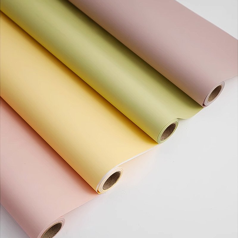 Changyi Custom Size Roll Paper Korean Bouquet Wrap Thickened Morning Mist Matte Waterproof Flower Gift Packaging