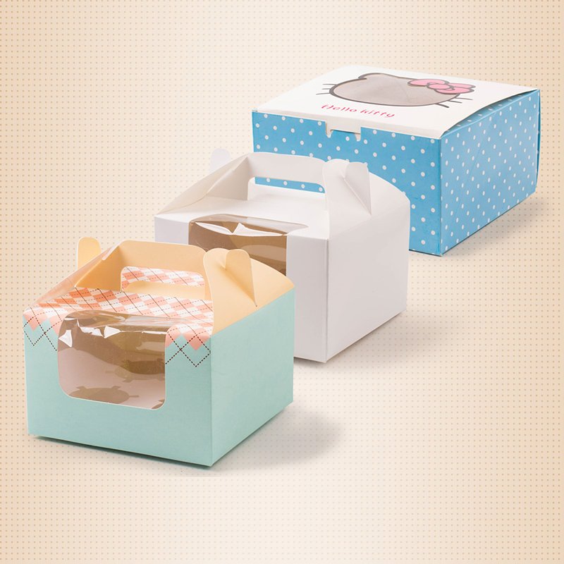 12 Inch Square White Paper Big Tall Wedding Cake Box With Clear Window