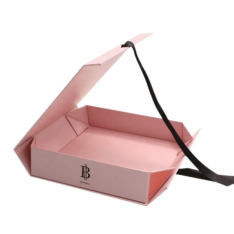 Customized Paper Cardboard Magnetic Foldable Clothing Boxes Card Board Big Gift Box Packaging