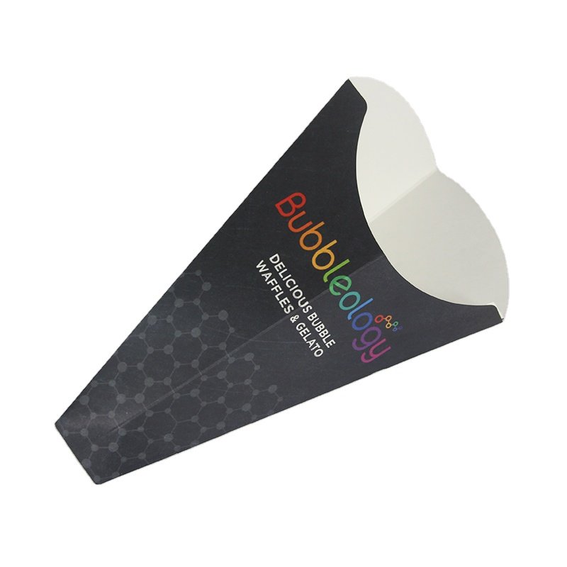 hot selling Disposable churros paper food packaging paper crepe cone