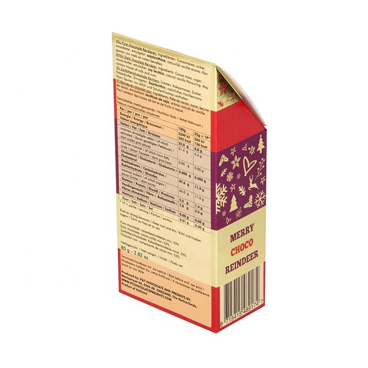 Customize Durable Cardboard Chocolate Boxes with Clear PVC Window