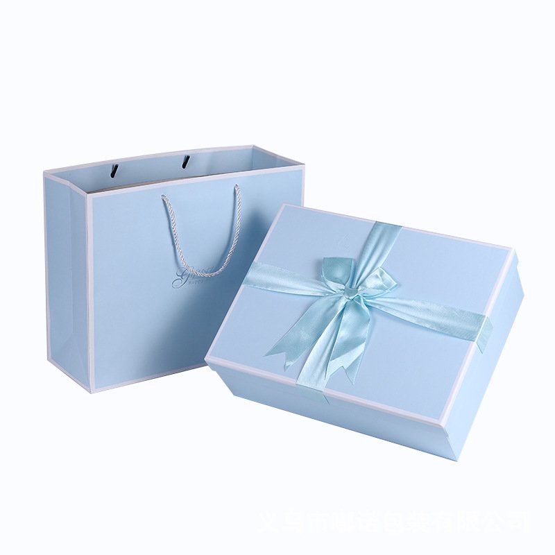 Customized logo bridesmaid proposal gift box set paper gift boxes for wedding or newborn baby