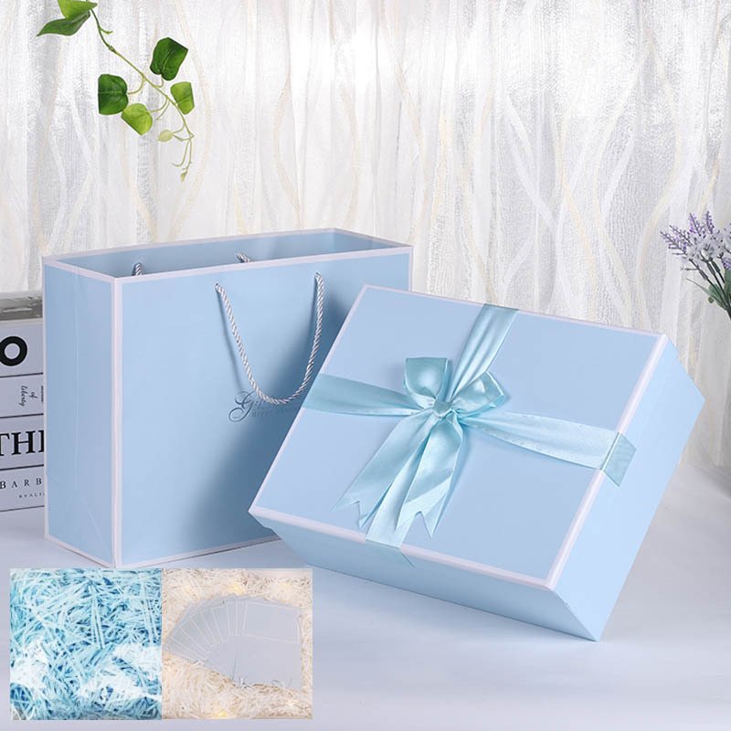 Customized logo bridesmaid proposal gift box set paper gift boxes for wedding or newborn baby