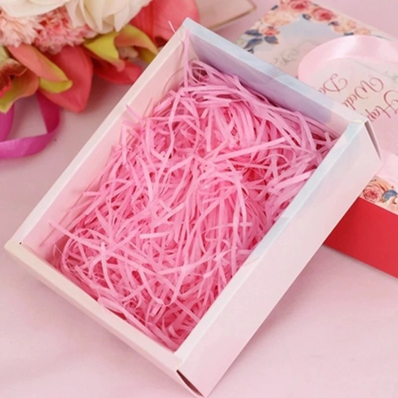 Wholesale cut paper shred filler shredded paper colorful shredded crinkle paper for packaging
