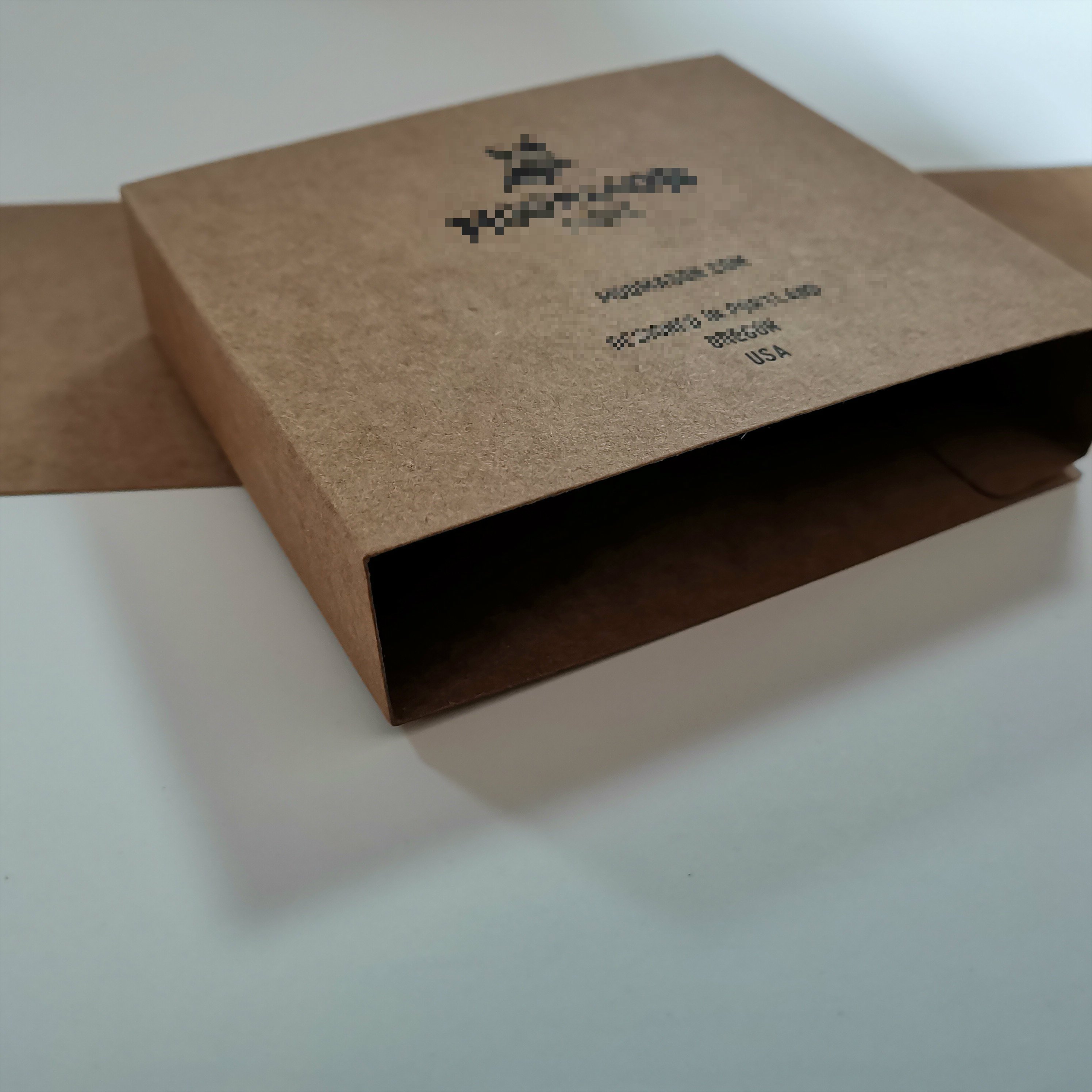 Custom logo recyclable cardboard sock sleeves with black printing Retail kraft paper packaging sleeve for socks