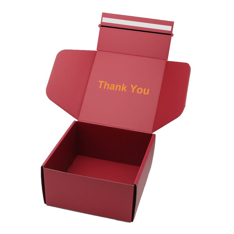 wholesale luxury corrugated packaging shipping boxes custom logo reusable folding mailer paper cardboard box